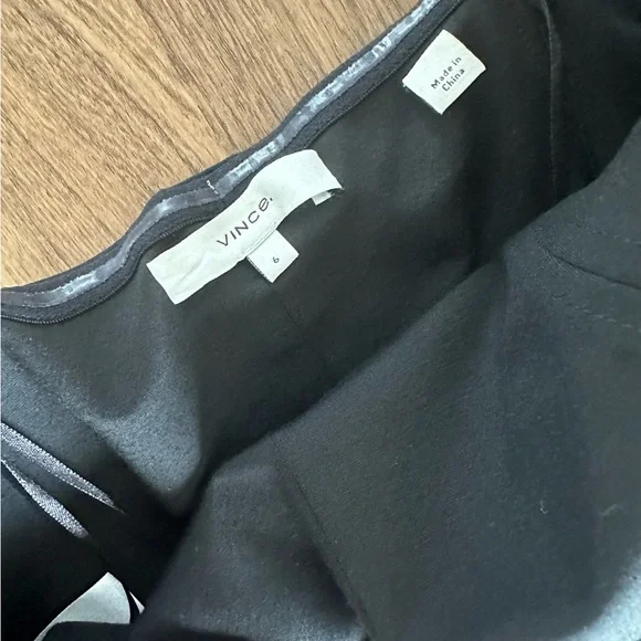 Vince Black Strapless Jumpsuit